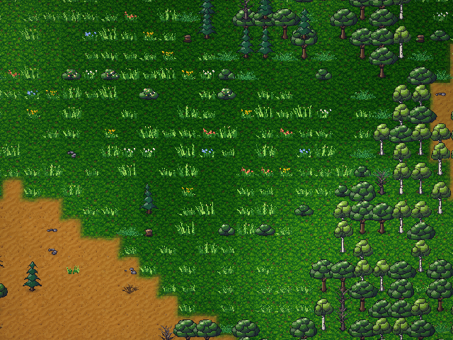 Prairie et forêts